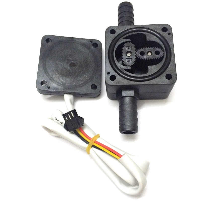 Water Milk Diesel Gasoline Urea Oval Gear Flow Sensor Liquid Fuel Oil Meter Counter