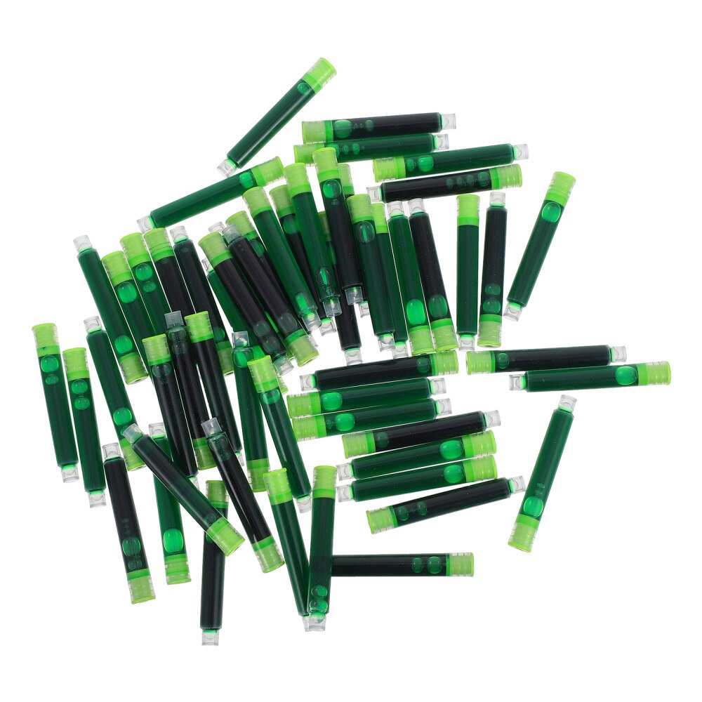 50Pcs Uitwisbare Inkt Cartridge Wegwerp Duurzaam Fontein Tekening Pen Inkt