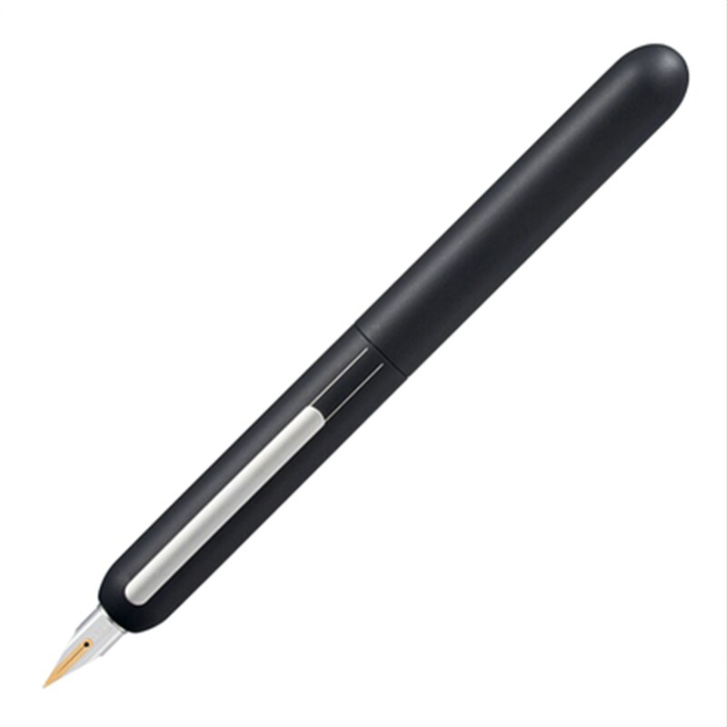LM Dialog Focus 3 Fountain Pen Supplies Red Dot Award Black Titanium Tip Nib Ink Retractable Pens: Matte Black