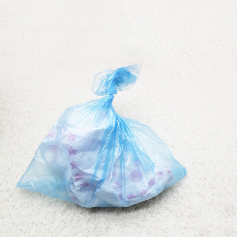 1 rollo de bolsas de plástico desechables para pañales, bolsa de portátil para bebé, bolsa de basura para el hogar, accesorios para cochecito de bebé