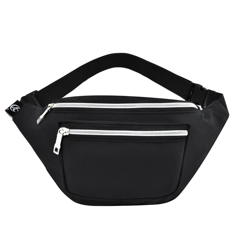 Fanny Pack for Women Waist Bag Women`s Belt Bag Men Hip Bum Pocket with Adjustable Belt for Travel, Party, Running: Black