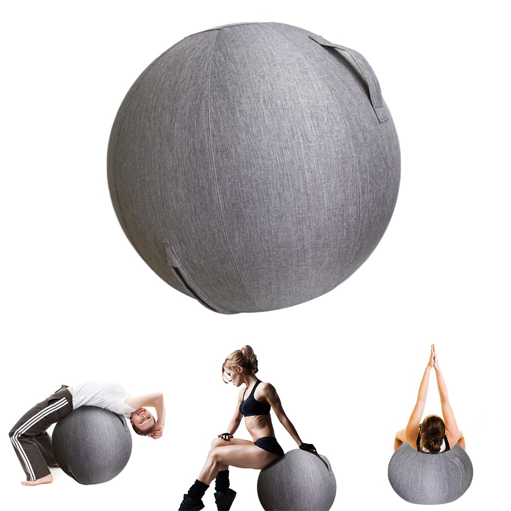 60Cm/65Cm Yoga Bal Balance Ball Cover En Onderkant Ring Voor Yoga Pilates Gym