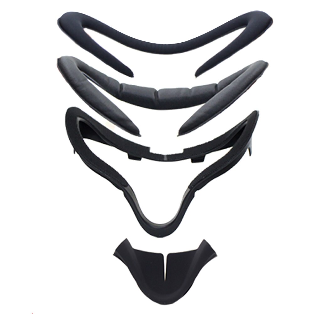 5 -teiliges set weicher, praktischer vr-linsenabdeckungen aus strapazierfähigem pu-leder mit gesichtsauflage und halterung – einfache installation für oculus quest