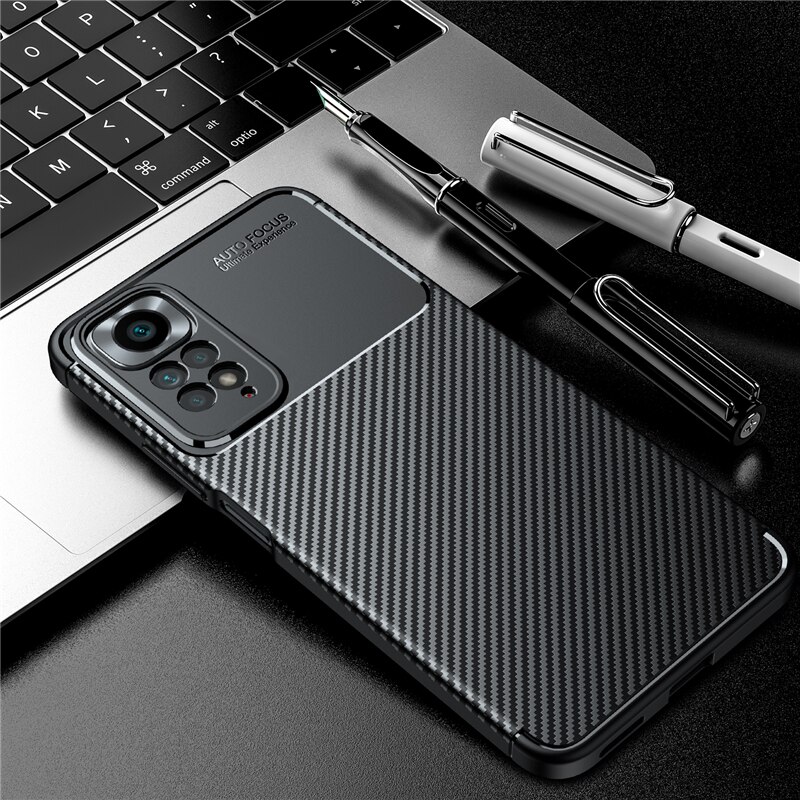 For Xiaomi Redmi Note 11 Pro 5G Case Silicone Carbon Fiber Cover Redmi Note 11 Pro 5G Global Case For Redmi Note 11 Pro 5G Cover