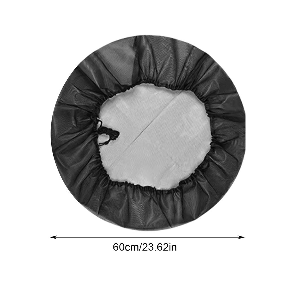 60/90/100Cm Gaasgaas Voor Regenvaten Wateropvangemmers Bedekken Watertank Bescherming Tuinbenodigdheden: Black