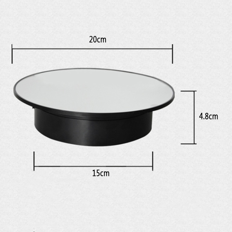 360 grad Elektrische Drehteller Display Stand für Fotografie Max Last 1,5 kg Video Schießen Requisiten Plattenspieler Batterie