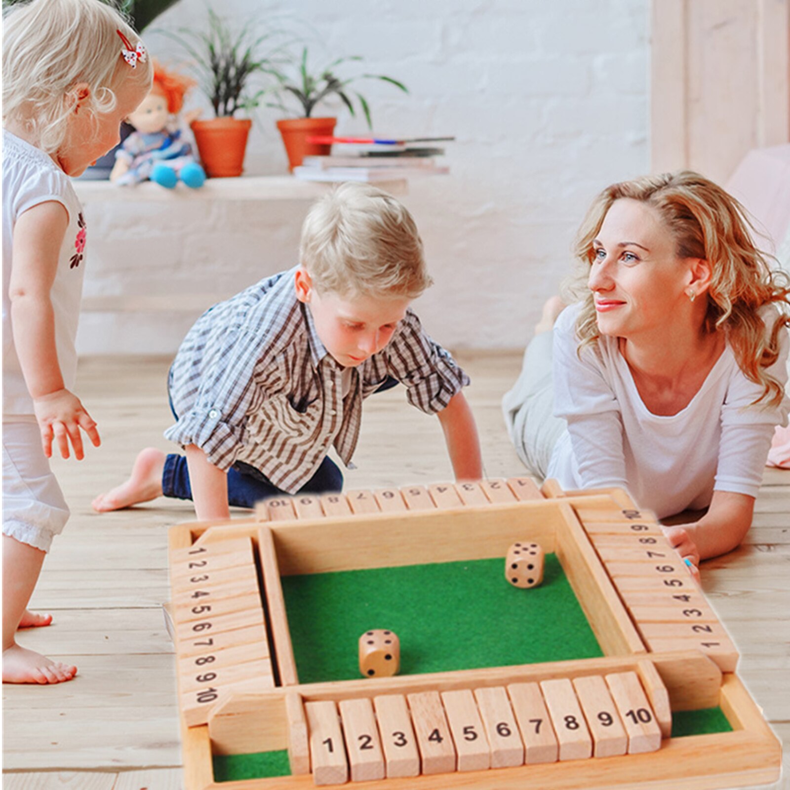 Holz Deluxe Vier Seitige Digitale Puzzle Bord Spiel Schloss Die Box Spiel Set für 4 Menschen Pub Bar Partei Liefert