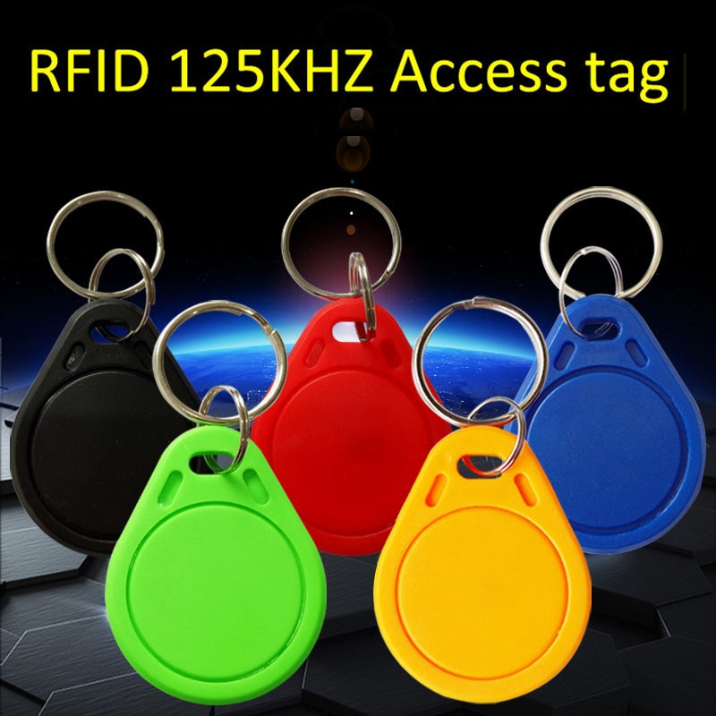 100pcs/ RFID Smart Card Of ID Keyfobs,125 KHz ID Card, Access Control Card Color Blue red yellow (NOT COPY)