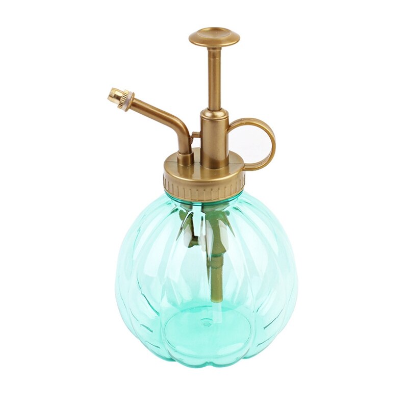 Retro gieter bloem antiek plastic glas brons stijl planten douche knutsel blikken fles klein tuingereedschap: Gr