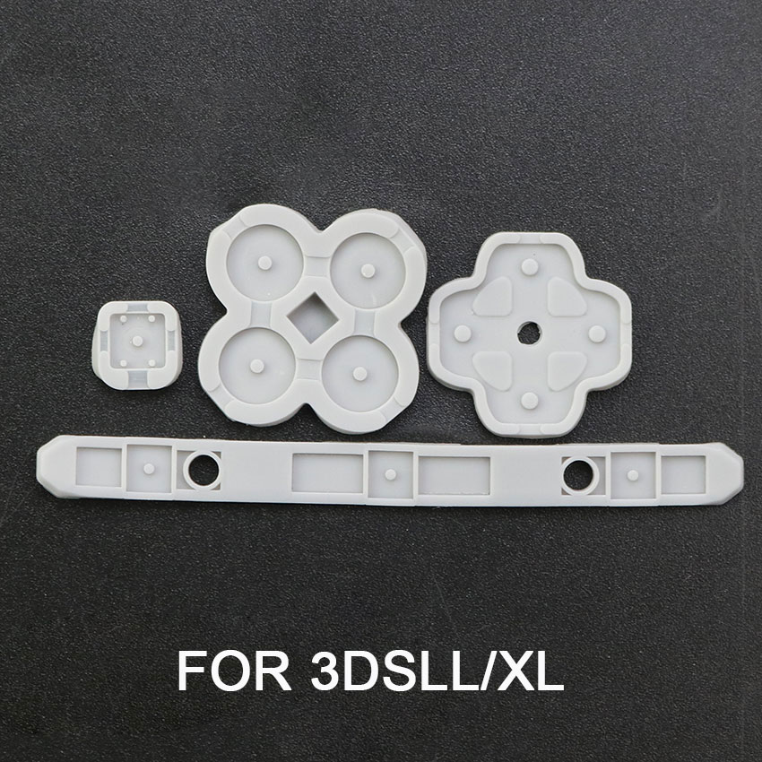 Cltgxdd 1 Set Game Console Reparatie Onderdelen Geleidende Siliconen Pads Voor Gb Gba Sp Gbc Ndsl Ps4 3ds Ps3 Xbox 360 Ndsi Soft Pads: Rose Rood