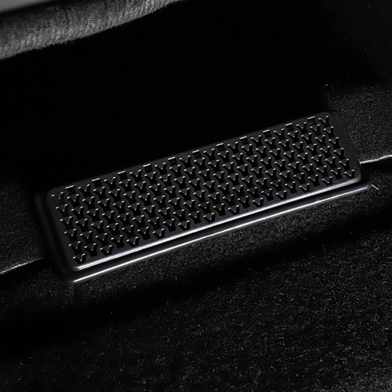 2pcs Car Air Outlet Cover For Tesla Model Y 2022 Under Seat Air Vent Anti-blocking Dust Cover Accessories