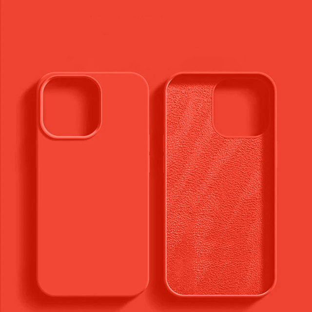 Funda de teléfono de lujo a prueba de golpes 16 Pro Max para iPhone 16 Pro Max, fundas de silicona líquida para Apple iPhone 16 Plus, funda suave para parachoques: ABS / Rosa salmón