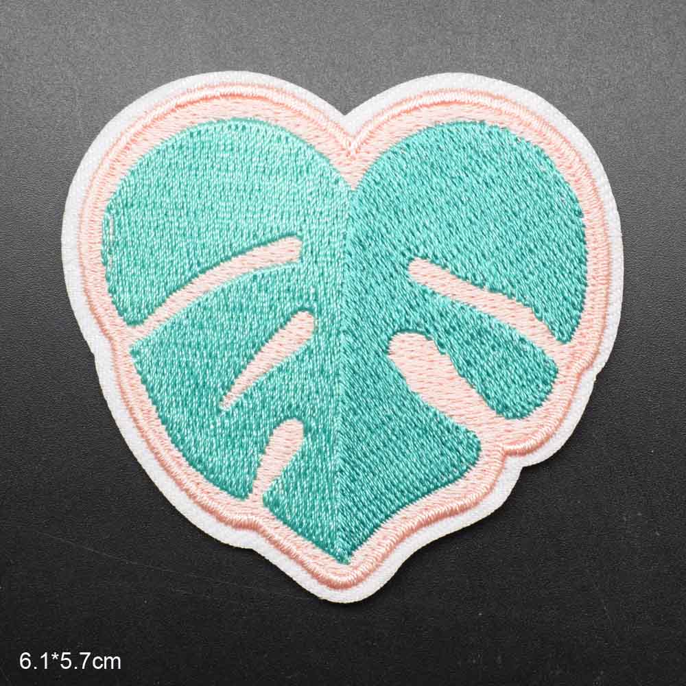 Rainbow Lovely Iron On Embroidered Clothes Patches For Clothing Stickers Garment: lvfen yezi(C4-6