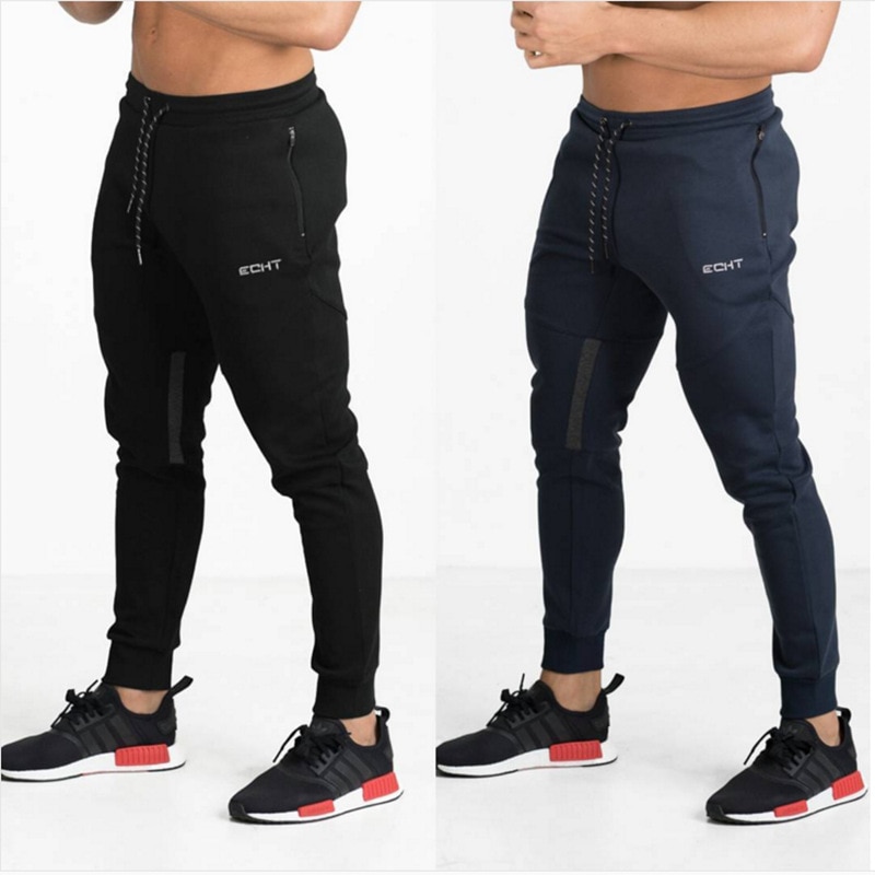 Fall Heren Running Sport Broek Gezondheid Fitness Apparatuur Training Slim Voeten Squat Broek Zweet Workout Mannen Jogging Gym Broek