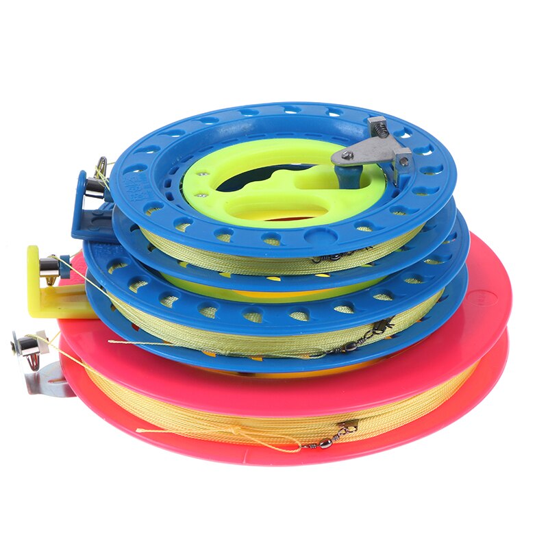 Carrete de plástico ABS para cometa, 16/18/22cm, mango de carrete, herramientas voladoras, accesorios para cometas