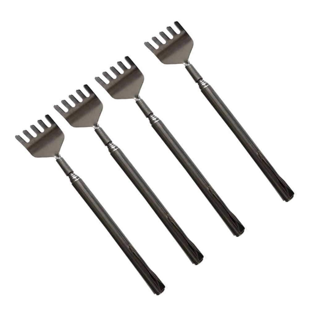 Portable Adjustable Extendable Telescopic Back Scraper Backbone Scratch Massage Itch Scratch Massage Tools 1-5pcs: 4pcs