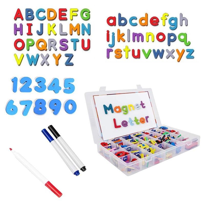 Magnetic Letters 10/26PCS Alphabet ABC Learning Numbers For Fridge Educational Toys Refrigerator Set Magnets O2S5