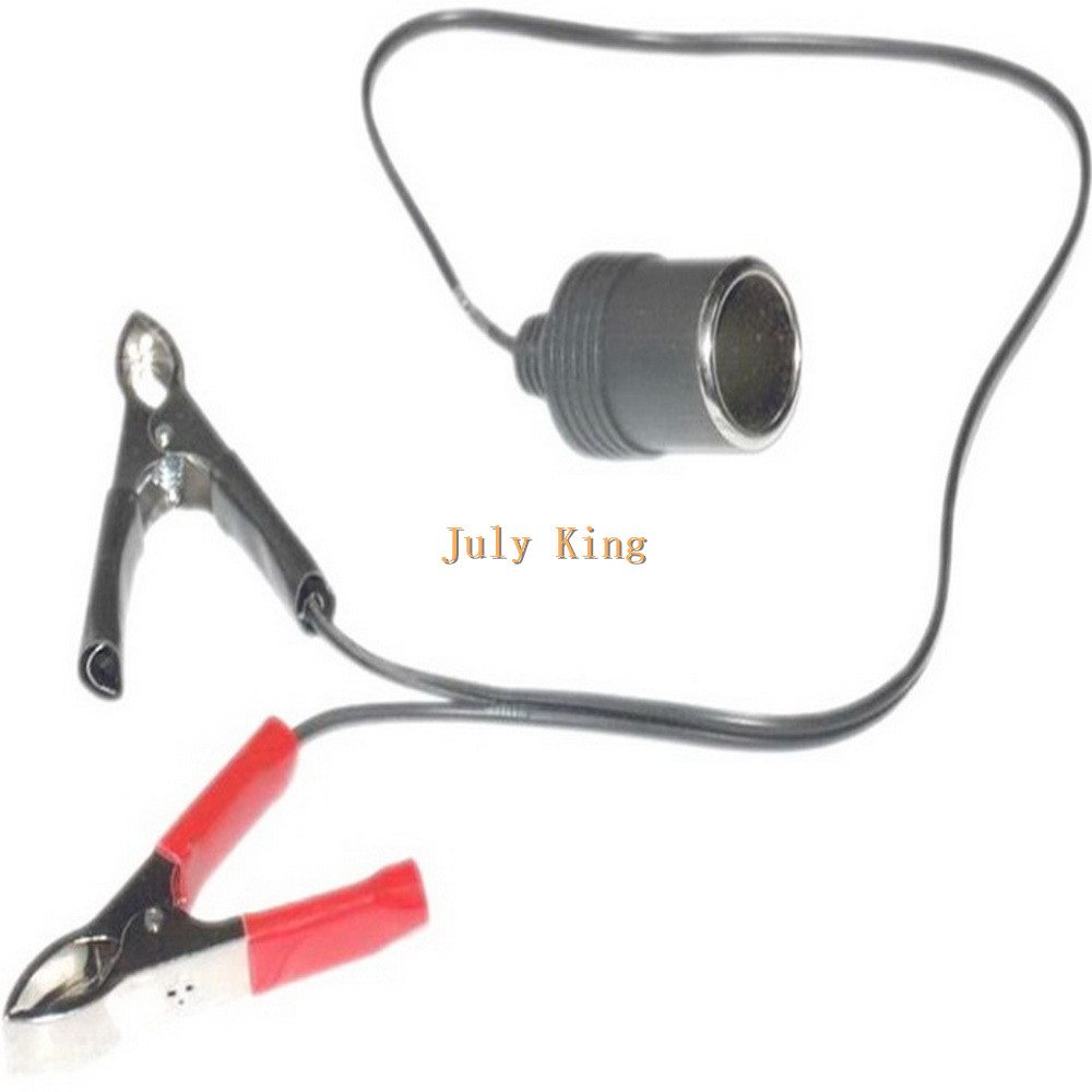 50cm Car Battery Dual Connection Clip, Battery Double Clamp Extension Power Line, Overload Current 15A / Overload Voltage 12V