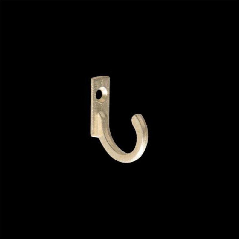 5/10/20PCS Single Prong Hook Mini Size Wall Mounted Retro Robe Cloth Hanger for Coats Hats Towels Keys: C / 5PCS