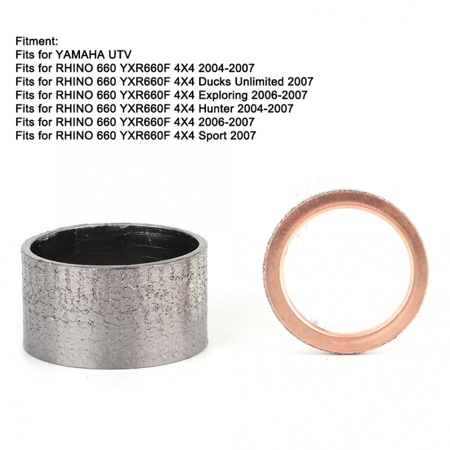 Copper Motorcycle Exhaust Pipe Gasket Seal Washer Grandado