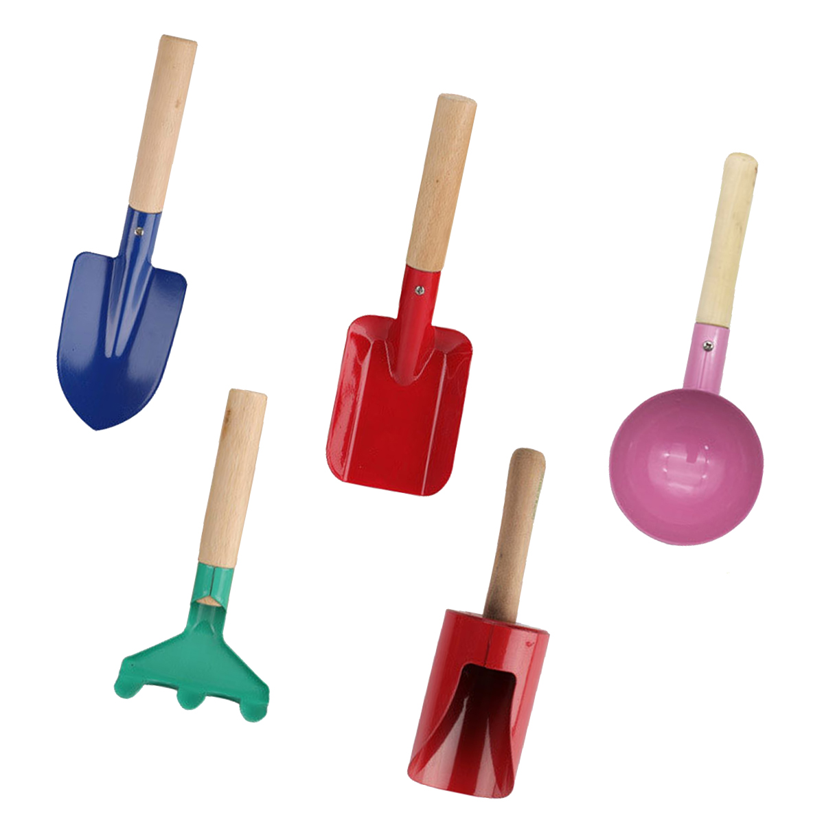 1 Set Kids Hand Planting Tools Kid Gardening Rake Tools Kid Gardening Shovel Tools