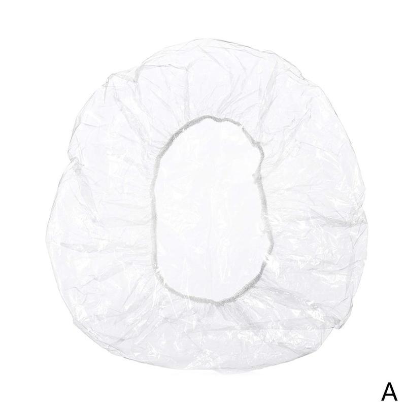 10 pz/pacco Usa E Getta Cuffia per la doccia Cappello Prodotti per Il Bagno del Salone di Capelli costume Da Bagno Elastico Vasca Da Bagno Doccia Chiaro cappucci uno-spento cappucci Hotel j0O1: blu