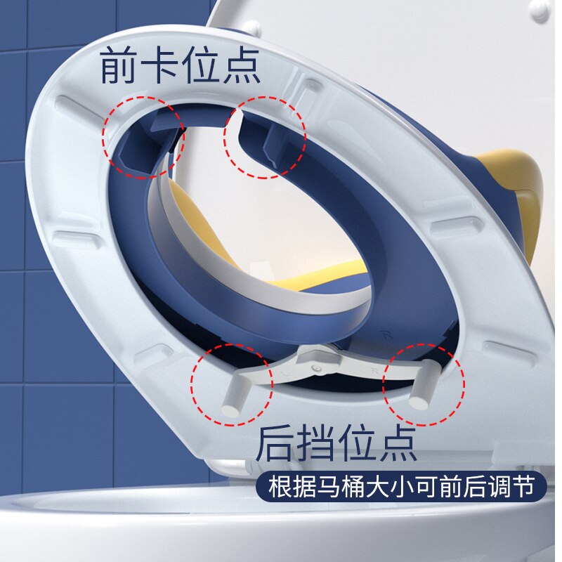 Baby Zindelijkheidstraining Wc-bril Met Zachte Kussen Handgrepen Dubbele Anti-Slip En Splash Guard Voor Jongens Meisjes