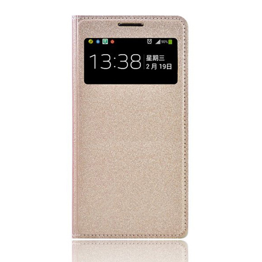 Smart View Flip Cover Leather Phone Case For Samsung Galaxy S4 Mini S4 S 4 S4mini GT I9190 I9192 I9195 I9500 GT-I9190 GT-I9192