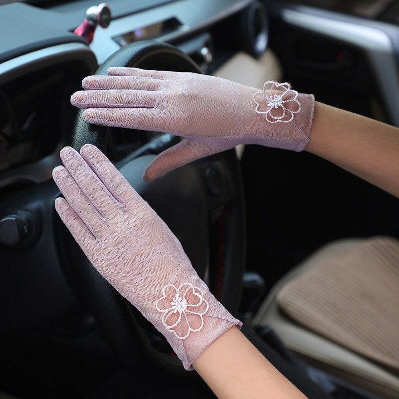 Mesh Breathable Gloves Outdoor UV-proof Riding Screen Show Party Household Summer Sun Protection Bike Cycling Mittens Guantes
