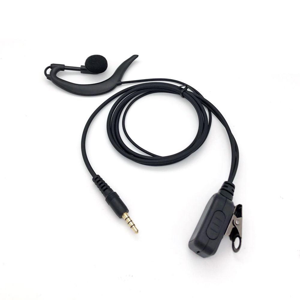 3,5 mm PTT OhrbüGel Kopfhörer Luftschlauch Ohrhörer PTT für Zello Voxer für Smartphones für iPhone für Handys drücken-zu-sprechen Headset