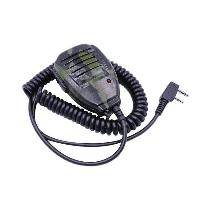 Radio Handheld Micro Speaker Microphone for Walkie Talkie BF-UV5R Portable Ham Two Way Radio Pofung Baofeng UV-5R BF-888S (Camo): 1 pcs