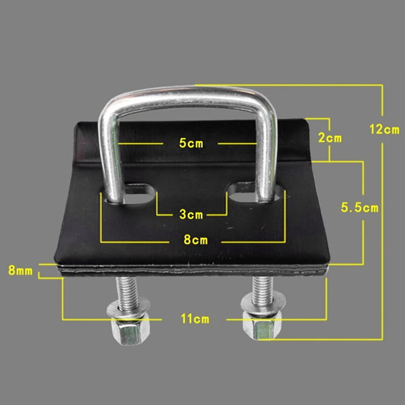 Universal U-Bolt Anti-Rattle Stabilizer Lock Heavy Duty Hitch Tightener Clamp Towing Damper Coupler for Trailer Truck