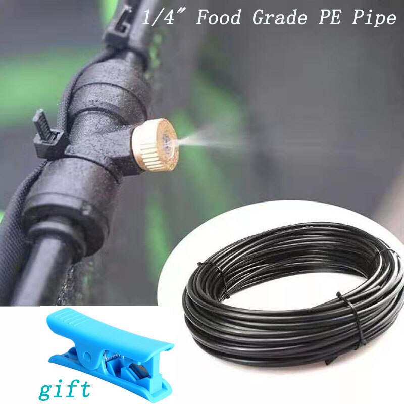 10M/20M 1/4 Inch PE Pipe Food Grade Water Purifier Pipe Hi Soft Tube Aquarium Flexible Hose Reverse Osmosis Water Pipe
