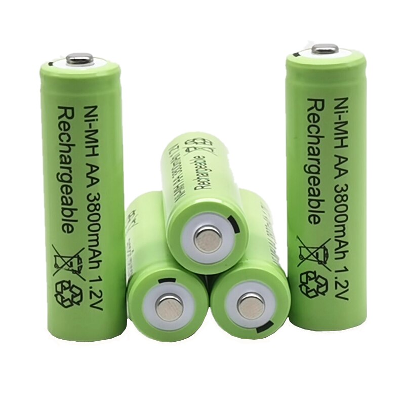 AA 3800mAh 1.2V battery Ni-MH rechargeable battery for Toy Remote control Rechargeable Batteries AA 1.2v 3800mah batterie