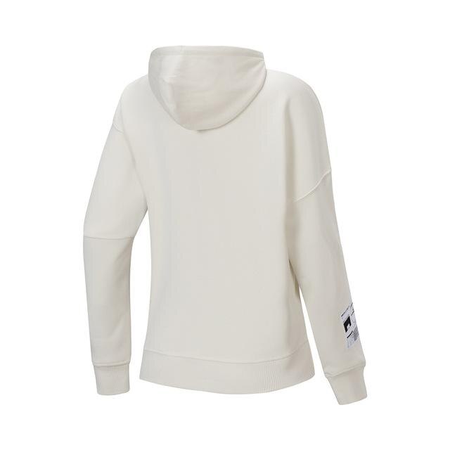 Li-ning Sudadera con capucha de baloncesto BAD FIVE para mujeres abrigada en el paño grueso y suave de algodón de poliéster forro deportivo Sudadera con capucha AWDP428 COND19: S / AWDP428-2H