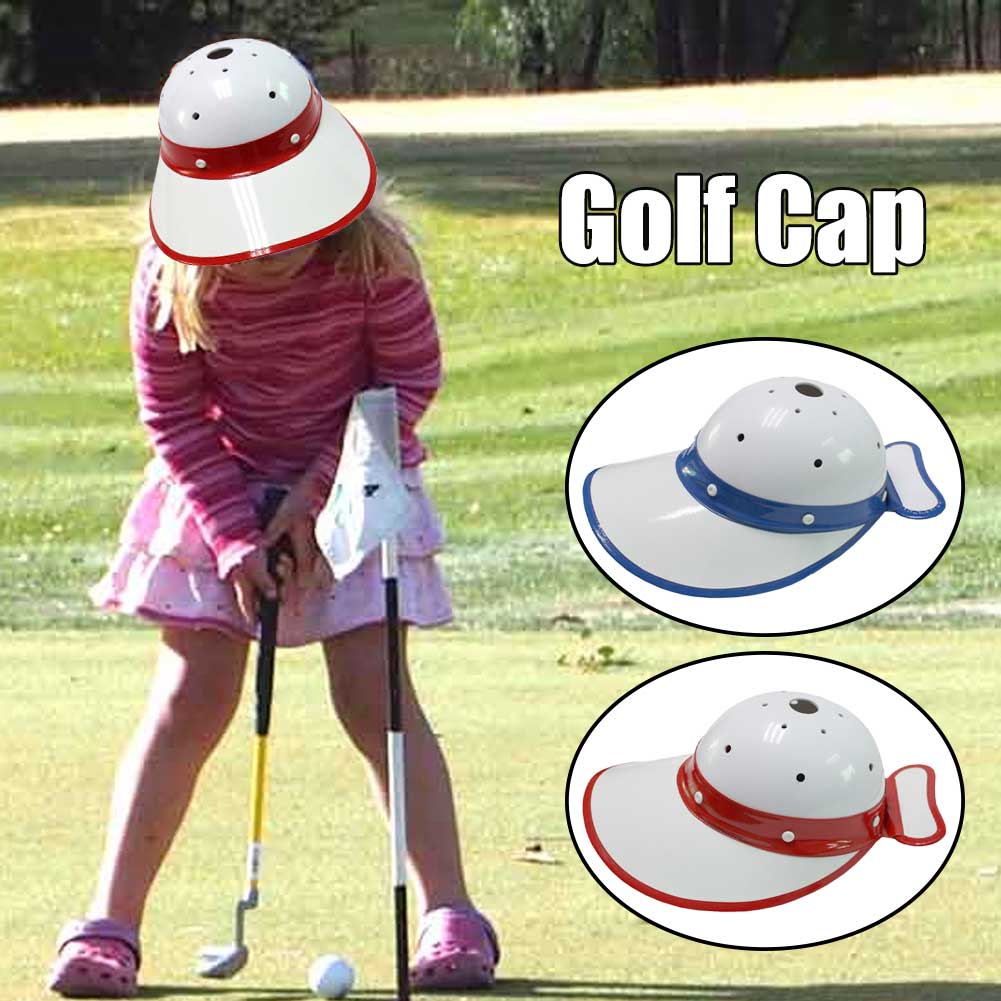 Skyddshatt golfkeps för barn hårt tillbehör huvudskydd solskydd utomhus sport barn justerbar casual säker sommar
