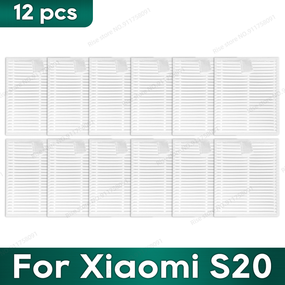 Compatibel voor Xiaomi S20 (D106) Accessoires Hepa Filter Hoofdrolborstel Mop Doek Reserveonderdelen: MULTI