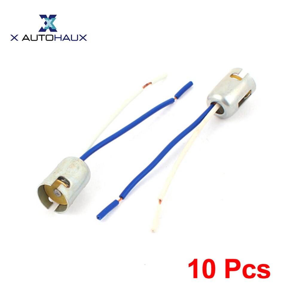 X Autohaux 2/3/5/10 Stück 1156 Ba15s S25 parallel Auto Heckbremsbirne LED Dreh dich Schwanz verdrahtet hell Verlängerung Steckdose Verbinder