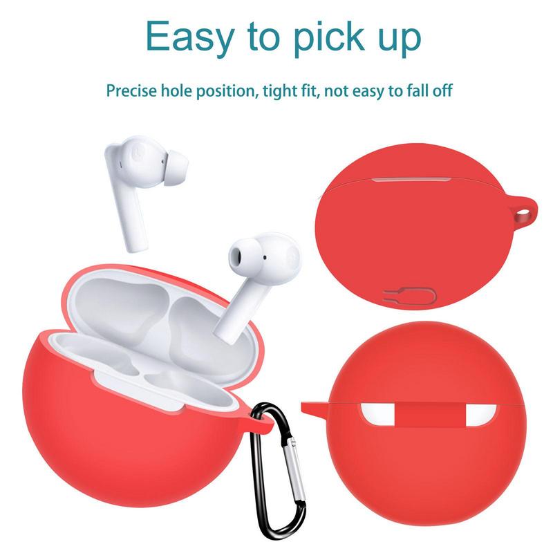 Wireless Earphone Case For OPPO Enco Buds 2 Earphones Shockproof Anti Lost Silicone Shell Anti Dust Protective Air Buds Cover
