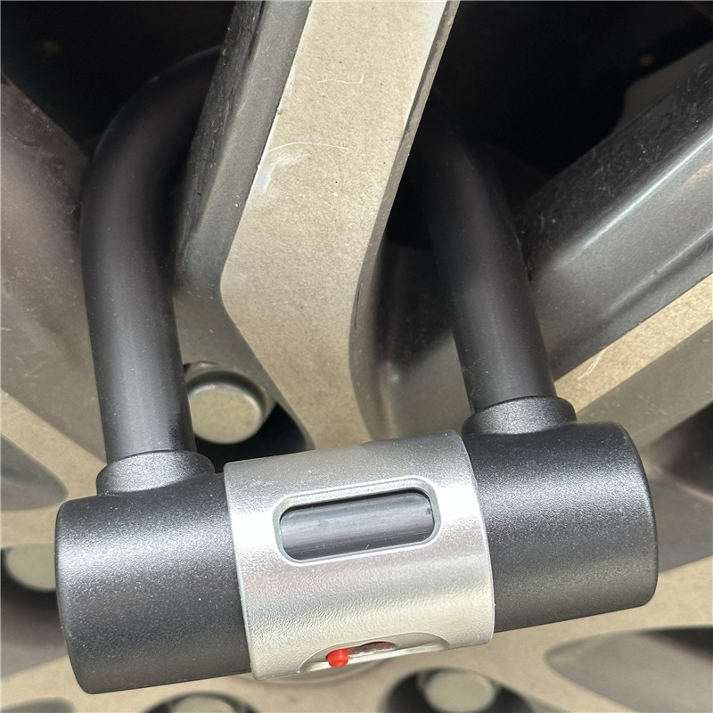 Falante Anti-theft Bike U Lock 2 Brass keys With Heavy Duty U Lock Motorcycle Bicycle Dics Lock Car Wheel Lock waterproof