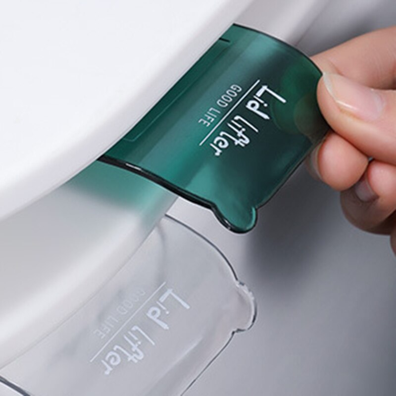 Toiletbril Houder Lifter Sanitaire Closestool Seat Cover Lift Handvat Toilet Seat Cover Lifter Badkamer Thuis Schoonmaken Tool Hogar