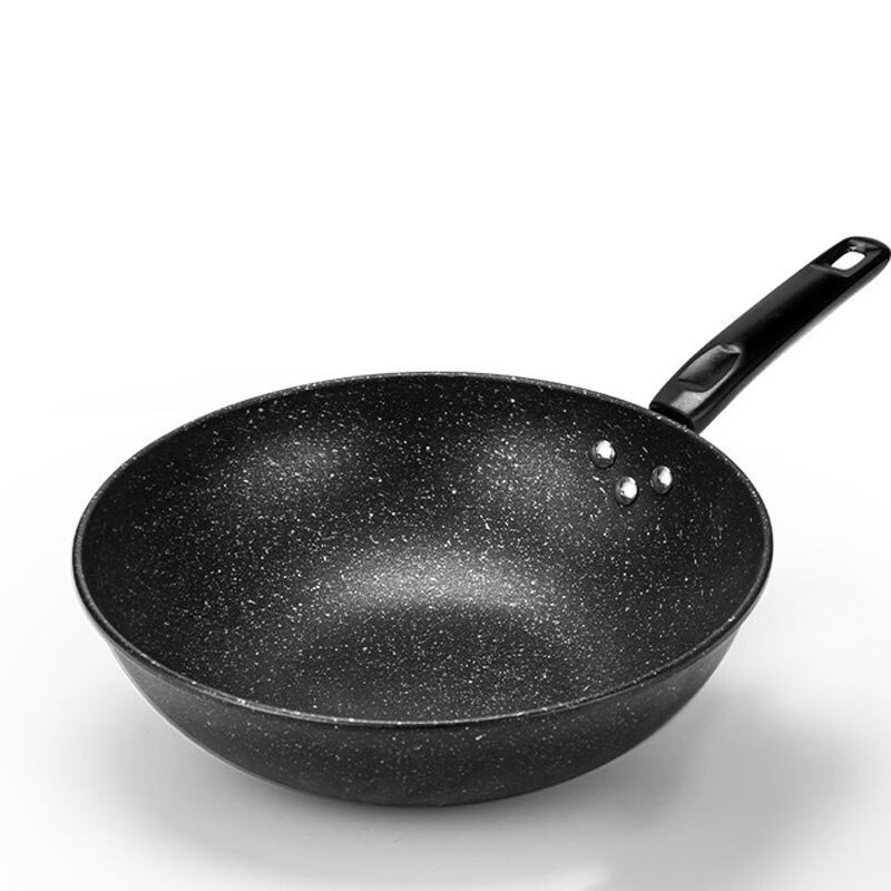 Sartén antiadherente de plástico para el hogar, sartén de alta gama para arroz con mango de plástico antiadherente, superrentable, sartén para huevos libre de Wok: 32cm