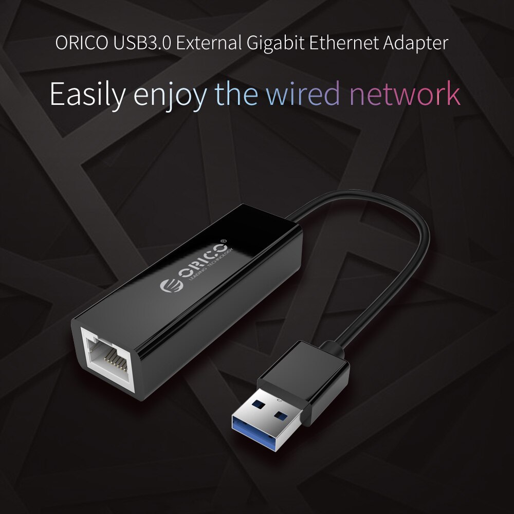 ORICO 10/100/1000 Mbps Network Card RJ-45 Lan USB Wired USB 3.0 2.0 to Gigabit Ethernet Adapter For Windows 10 Xiaomi Mac OS PC