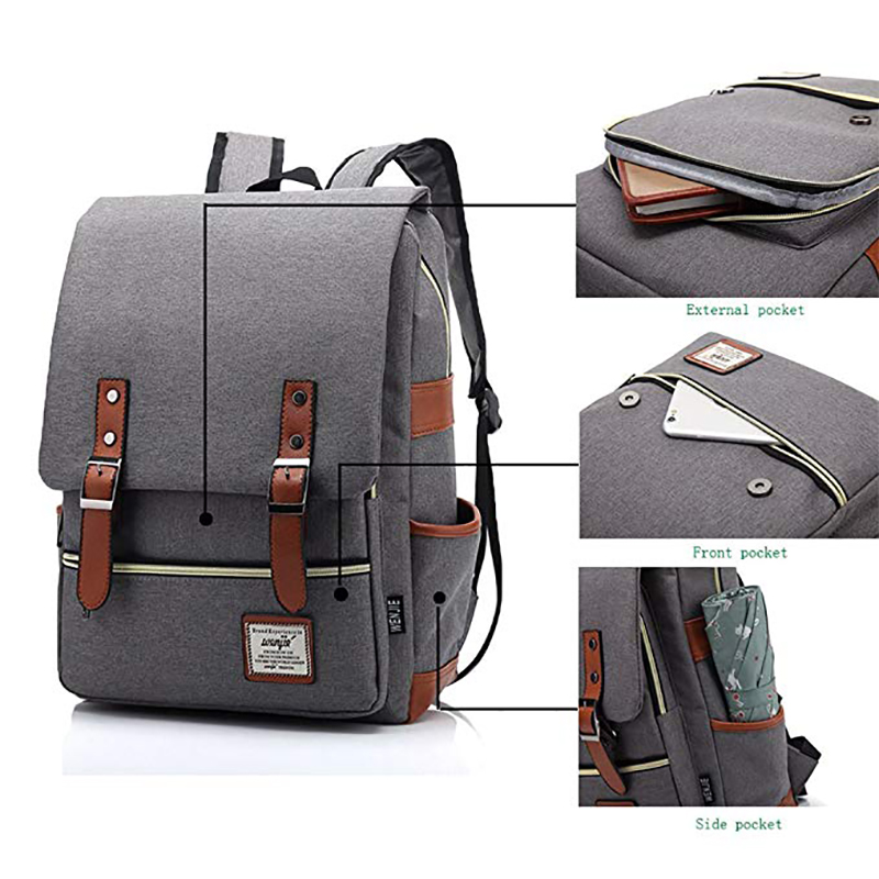 Zakelijke Laptop Rugzakken Casual Daypacks Outdoor Rugzak Schooltas Mannen Vrouwen Reizen Backpack Past tot 15.6Inch Macbook