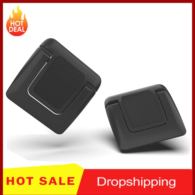 2pcs Mini Laptop Invisible Stand Plastic Foldable Notebook Holder Riser Stand Universal Desktop Heat Cooling Holder Support Bar