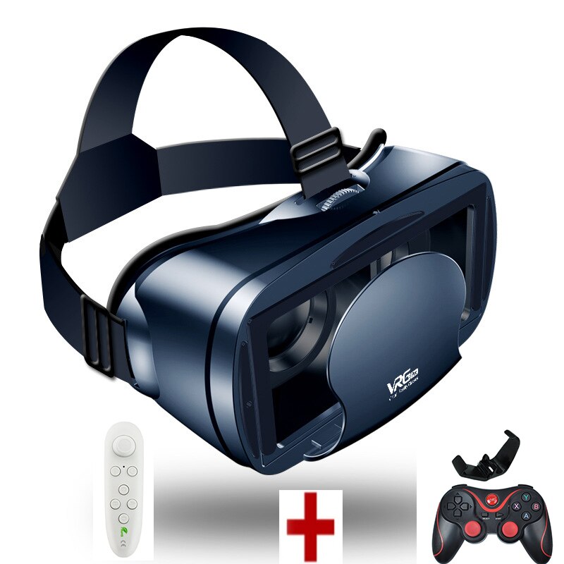 ZK50 VRG Pro occhiali 3D VR schermo intero realtà virtuale occhiali grandangolari visivi VR cuffie per telefoni cellulari da 5 a 7 pollici: I