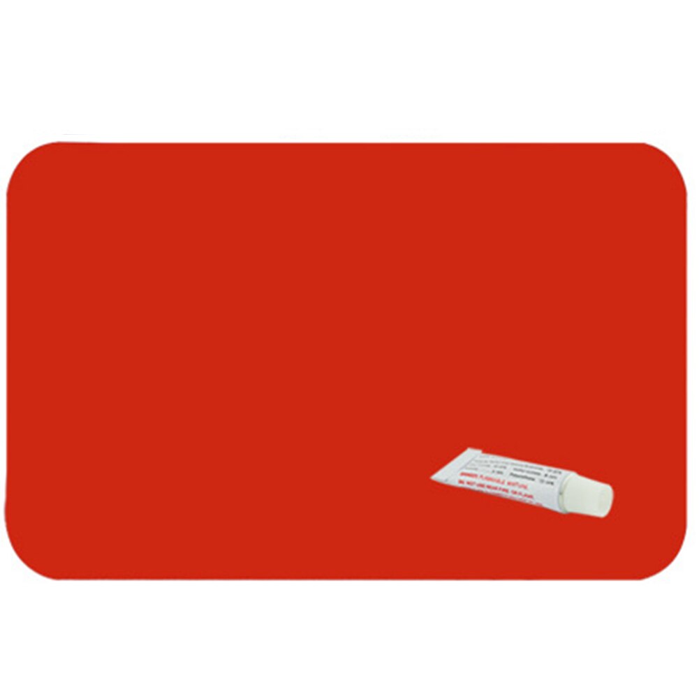 Durable Repair Patch PVC glue inflatable repair hose patch pool boat yoga aids repair hole canoe puncture repair: Red