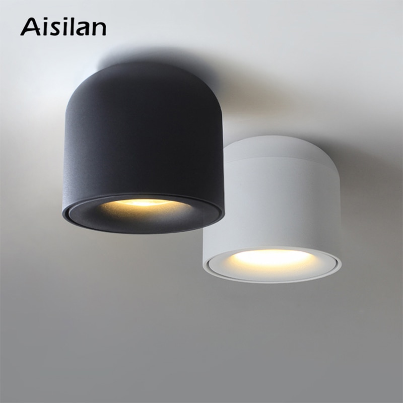 Aisilan Opbouw LED Downlight COB Spot licht voor woonkamer, Slaapkamer, Keuken, Badkamer, Gang, AC 90 v-260 v