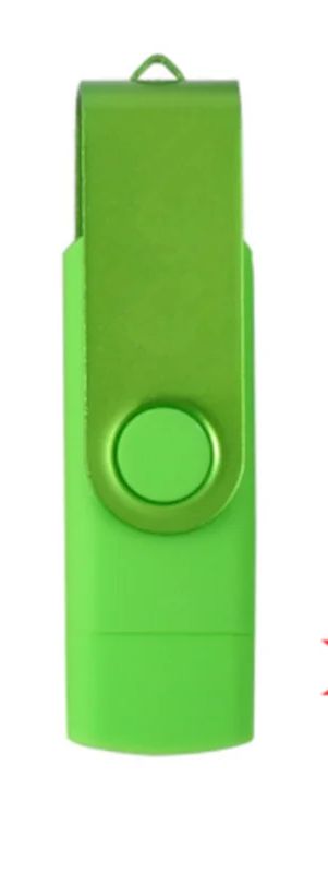 Handy, Mobiltelefon USB 3 in 1 Typ-c 256G groß Kapazität usb Blitz Antrieb 128GB 32GB 64GB Kuli Antrieb 16gb 8gb 4gb U Disk thumbdrives: Grün / 8 GB