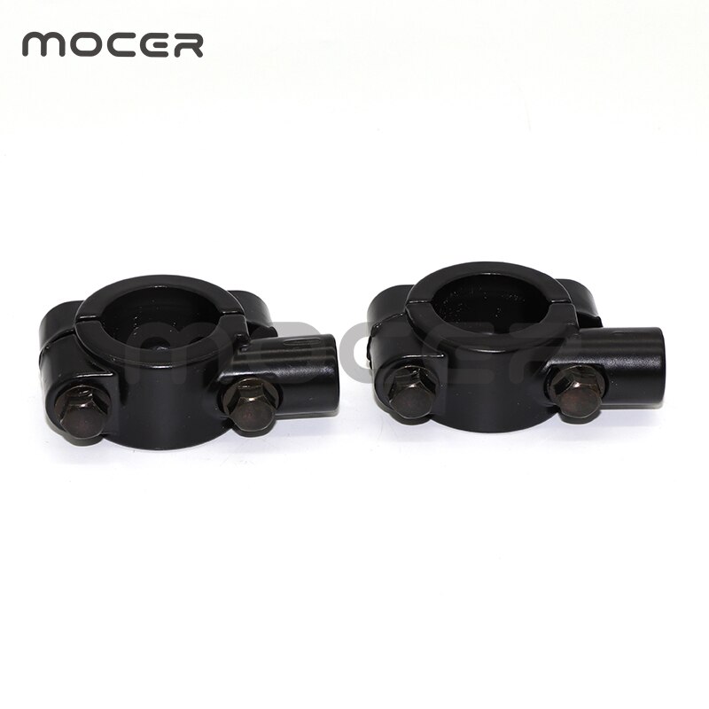 Abrazadera montaje de espejo para motocicleta, 1 Uds., 22mm, 10mm, 7/8 ", XP-064